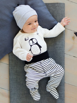 Дитячий боді-комбінезон Pinokio Happy Day Buttoned Longsleeve Bodysuit 68 см Білий (5901033218392)