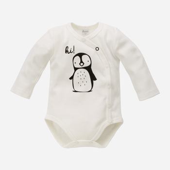 Дитячий боді-комбінезон Pinokio Happy Day Buttoned Longsleeve Bodysuit 62 см Білий (5901033218385)