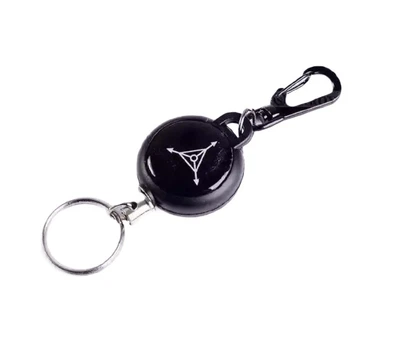 Брелок ретрактор для ключей Black