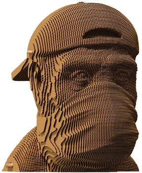 3D пазл-конструктор серия Cartonic 3D Puzzle Three Wise Monkeys Speak No Evil Три мудрые обезьяны: Не говорю о зле Картонный (CARTSPEAK)