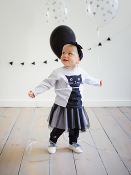 Spódniczka dziecięca dla dziewczynki tiulowa Pinokio Happy Day 68 cm Czarna (5901033219672)