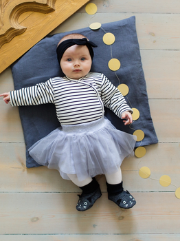 Spódniczka dziecięca dla dziewczynki tiulowa Pinokio Happy Day 68 cm Szara (5901033220159)