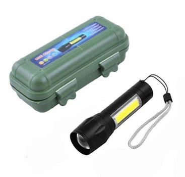 Компактный мощный аккумуляторный LED фонарик USB COP BL-511 158000 W Черный (SN9QI5287)