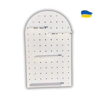 Белый пегборд (Pegboard) для творческих личностей