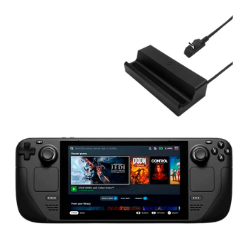 Набор Консоль Valve Steam Deck OLED 1TB Black + Док-Станция Dock