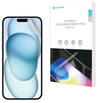 Антибликовая пленка на экран RockSpace Explosion-Proof Matte для iPhone 15 Plus