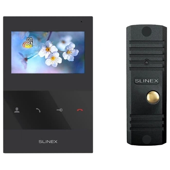 Комплект видеодомофона Slinex SQ-04(Black)+ML-16НD(Black)