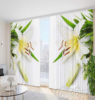 Фото Штори PHOTODECOR "Біла лілія"