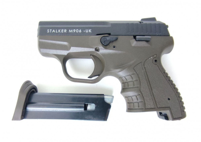 Стартовий пістолет Stalker M906 Haki Grips