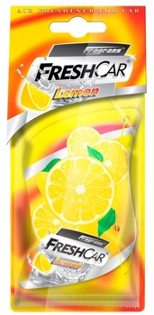 Odświeżacz powietrza FreshCar Lemon z filcowym podkładem (5907553952099)