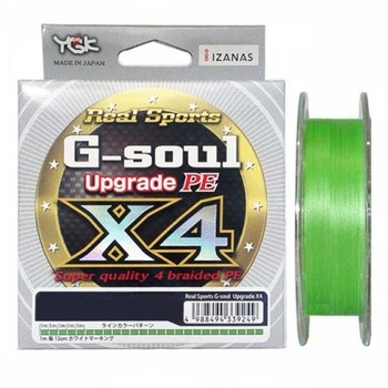 Шнур плетений YGK G-Soul X4 Upgrade 100m (#0.4 (max 8lb)),5545.01.34