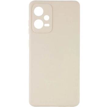 Силиконовый чехол Epik Candy Full Camera для Xiaomi Redmi Note 12 Pro 5G Бежевый / Antique White