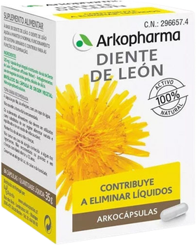 Naturalny suplement Arkopharma Dandelion 84 kapsułki (8470002966574)