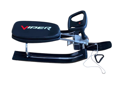 Снегокат Санки детский VIPER Черный-Хром