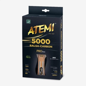 Ракетки для настольного тенниса Atemi 5000 Pro Balsa Carbon Eco-Line