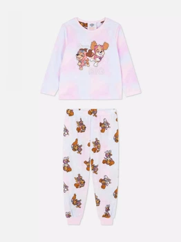 Пижама (кофта+штаны) флисовая розовая Щенячий патруль Primark 92см (400093300)