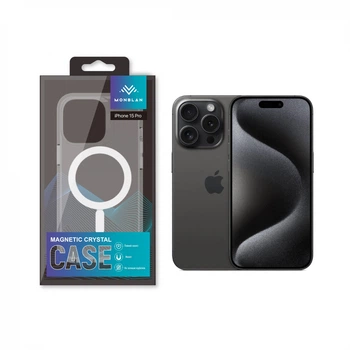 Силиконовый чехол Monblan iPhone 15 Pro Magnetic Crystal Series
