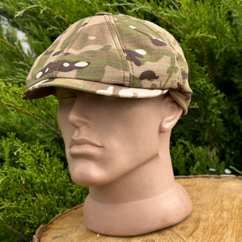 Військова кепка все камуфляжна кепка восьмиклінка хуліганка мультикам літня 58