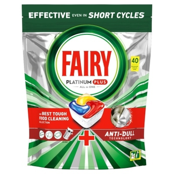 Kapsułki do zmywarki Fairy Platinum Plus Cytryna 40 szt (8001090952226)