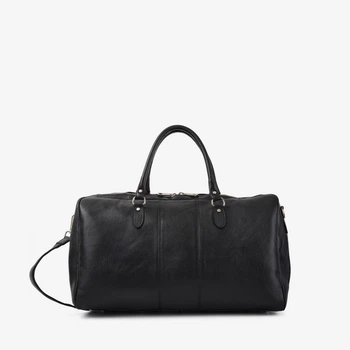 Сумка кожаная саквояж большая InBag Travel bag m01289_f Черный