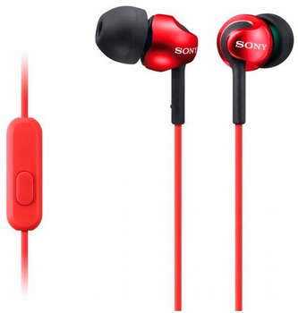 Słuchawki Sony MDR-EX110AP Red (MDREX110APR.CE7)
