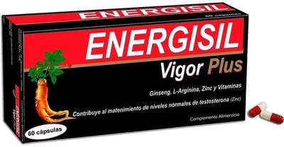 Дієтична добавка Energisil Vigor Plus 60 капсул (8436017722352)