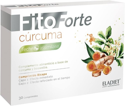 Дієтична добавка Eladiet Fitoforte Curcuma 30 капсул (8420101216247)