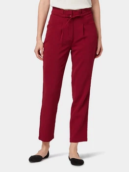 Брюки женские Tom Tailor 166800 36-36 Бордовые (2200004560748)
