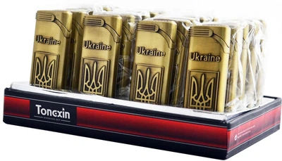 Запальничка кишенькова Україна (турбо полум'я) №4533