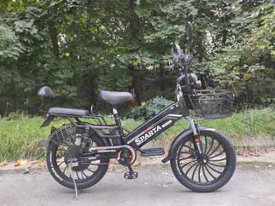 Електровелосипед SPARTA SAKURA чорний (350W 48V-12Ah)