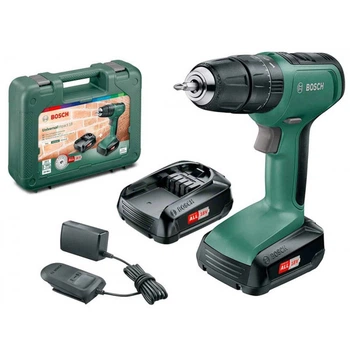 Дрель ударная Bosch UniversalImpact 18 + 2 акк 18 V 1.5 Ah ЗУ + кейс (06039C8101)