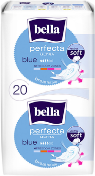 Гігієнічні прокладки Bella Perfecta Ultra Blue 20 шт (5900516305888/5900516004453)
