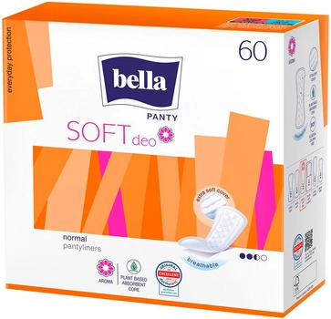 Ежедневные гигиенические прокладки Bella Panty Soft Deo Fresh 60 шт (5900516312015/5900516311162) 