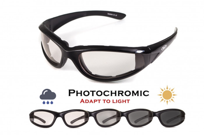 Фотохромные очки хамелеоны Global Vision Eyewear HAWKEYE 24 Clear (1ХАВК24-10)
