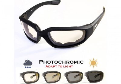 Фотохромні окуляри хамелеони Global Vision Eyewear KICKBACK 24 Clear (1КИК24-10)