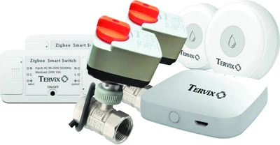Система защиты от потопа для роз.дома Tervix ZigBee Water Stop Premium на 1 трубу 1/2"