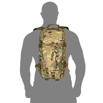 Рюкзак тактичний польовий універсальний маскувальний рюкзак для силових структур Мультикам 25л 7127 (SK-N7127S)