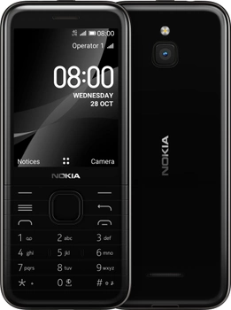 Мобільний телефон Nokia 8000 4G TA-1305 DualSim Black (16LIOB01A10)