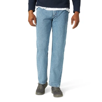 Джинсы Wrangler 5 Star Premium Denim – Light Stonewash W42 L32 Голубой (96501SL)
