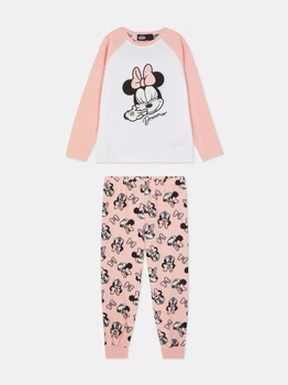 Пижама (кофта+штаны) флисовая розовая Минни Primark 128см (400093334)