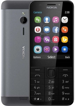 Telefon komórkowy Nokia 230 DualSim Silver (A00026904)