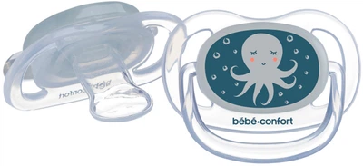 Пустышка Bebe Confort Physio Air Dummy Phospho Blue Octopus от 18 до 36 месяцев 2 шт (3104201960)