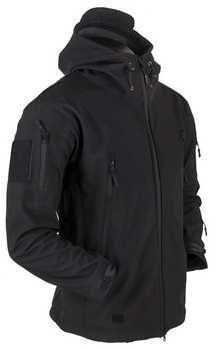 Тактична куртка Eagle Soft Shell JA-01 із флісом Black XXXL