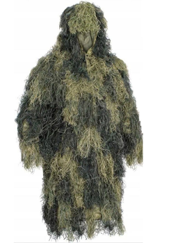 Маскувальний халат Mil-Tec Ghillie Parka Woodland Sniper Камуфляж (228871) Kali