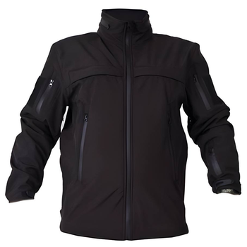 Армейская мужская куртка с капюшоном Soft Shell Черный L (99213) Kali