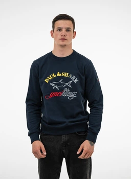 Кофта мужская Paul & Shark PS-7527 Dark Blue 2XL