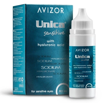 Комплект 410мл Розчин для лінз Avizor Unica Sensitive 350мл + 60мл