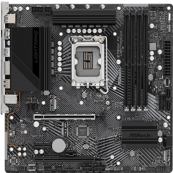 Материнська плата ASRock Z790M PG Lightning/D4 (s1700, Intel Z790, PCI-Ex16)