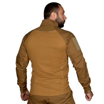 Рубашка боевая тактическая полевая износостойкая рубашка для силовых структур 7208(XXXL) койот (OPT-30181)