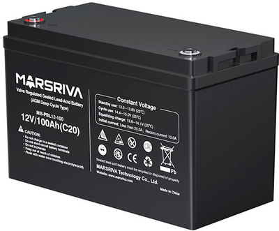 Акумуляторна батарея Marsriva MR-PBL12-100 12V 100Ah AGM